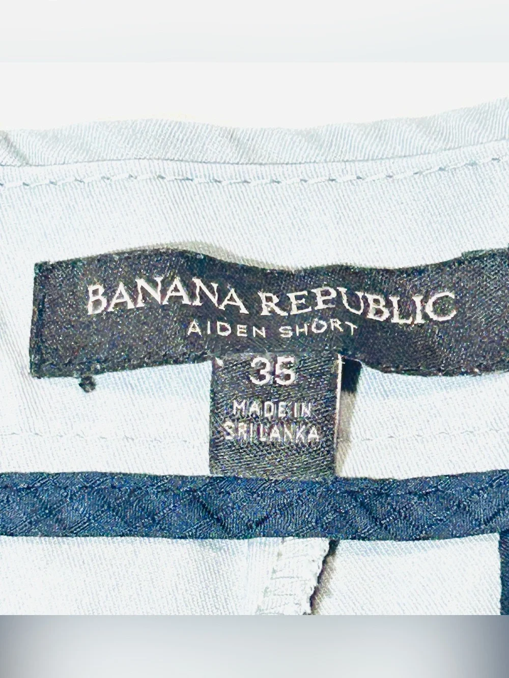 Banana Republic Aiden Golf Shorts Men’s 35 Gray Stretch Performance Flat Front